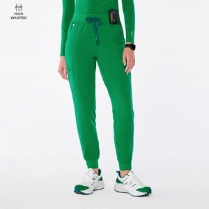 NEW FIGS EVERGREEN ZAMORA JOGGER SCRUB PANTS